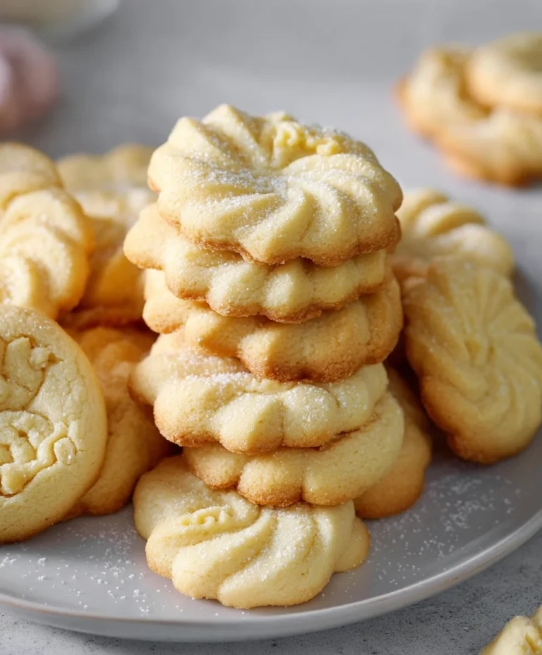Melt-in-Your-Mouth Danish Butter Cookies Recipe