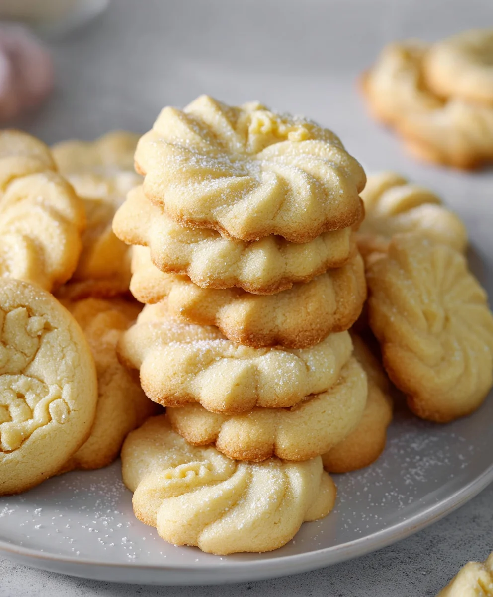 Melt-in-Your-Mouth Danish Butter Cookies Recipe
