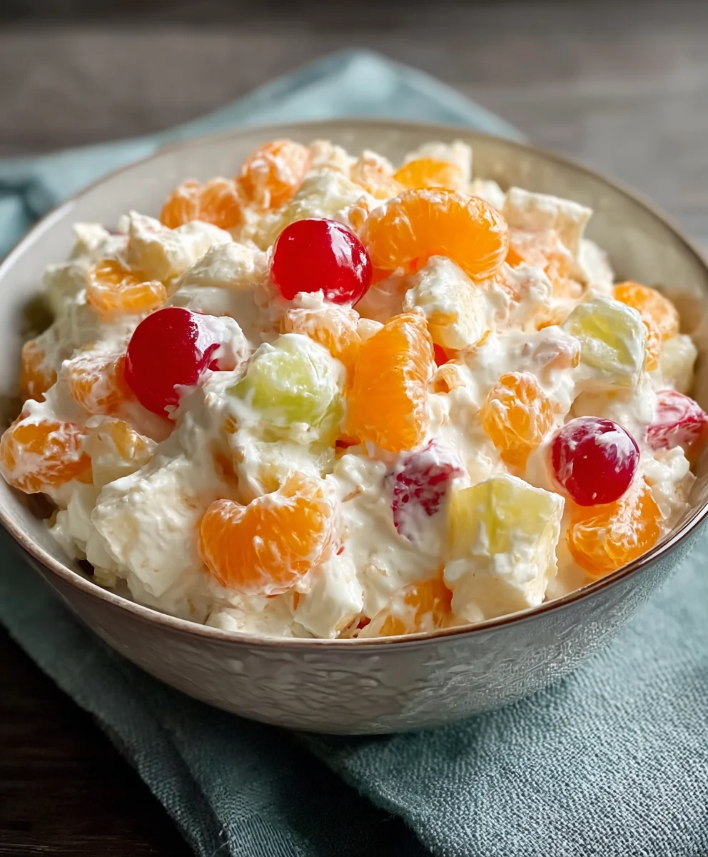 Ambrosia Salad - Classic Retro Fruit Salad Recipe