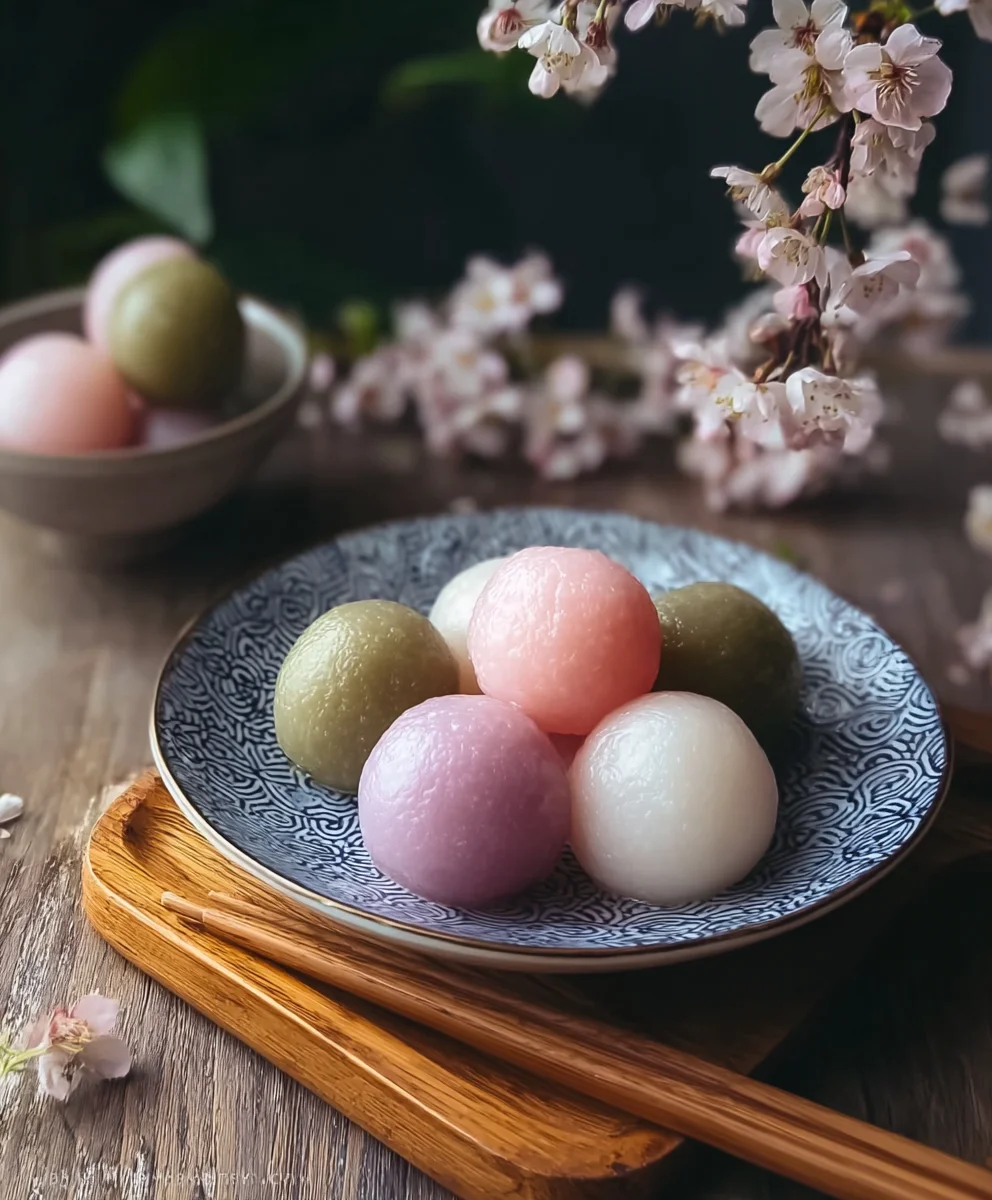 Hanami Dango Recipe - Easy Japanese Springtime Treat