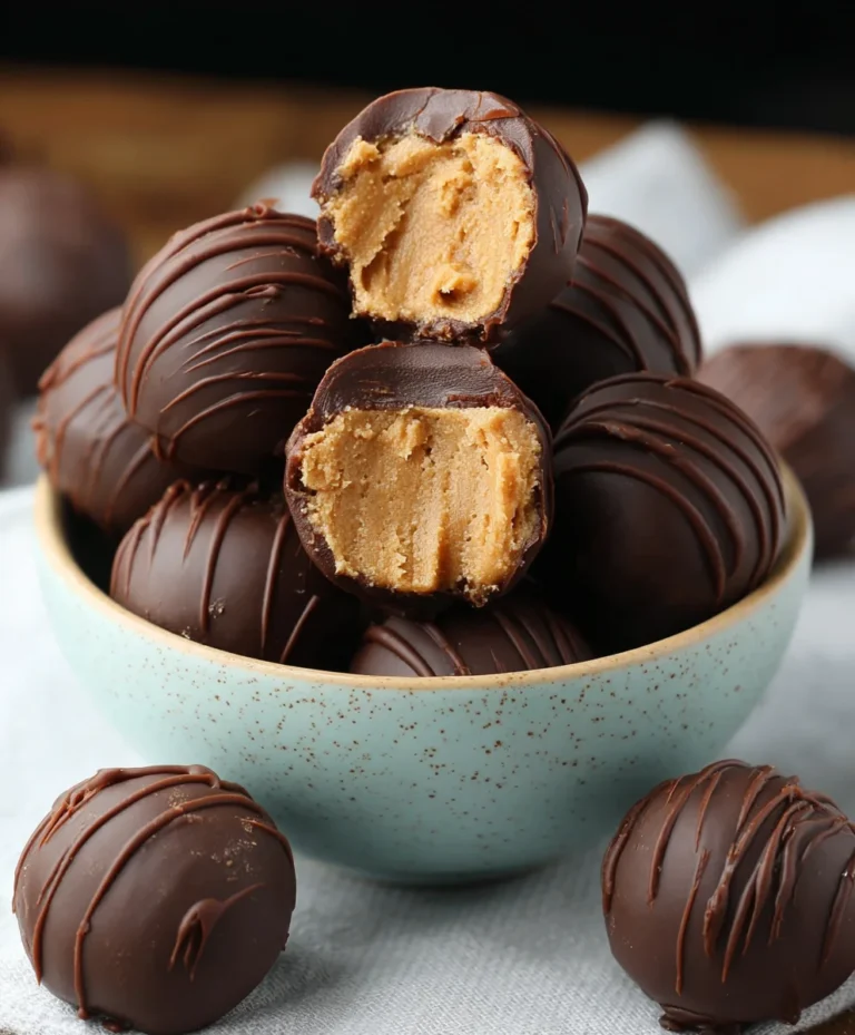 Easy Four-Ingredient Peanut Butter Balls Recipe
