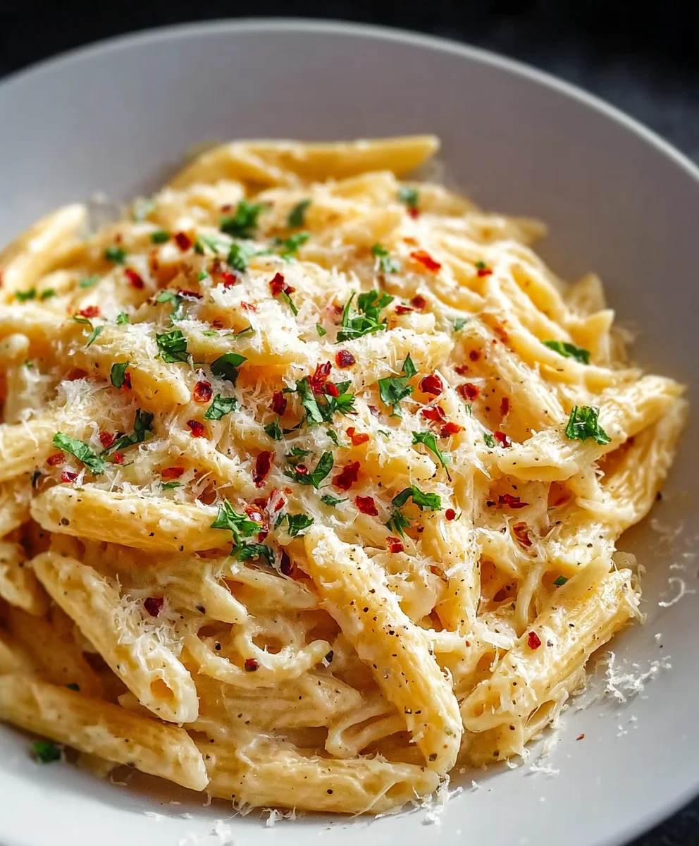 Creamy Garlic Pasta Quick - Minute Meal