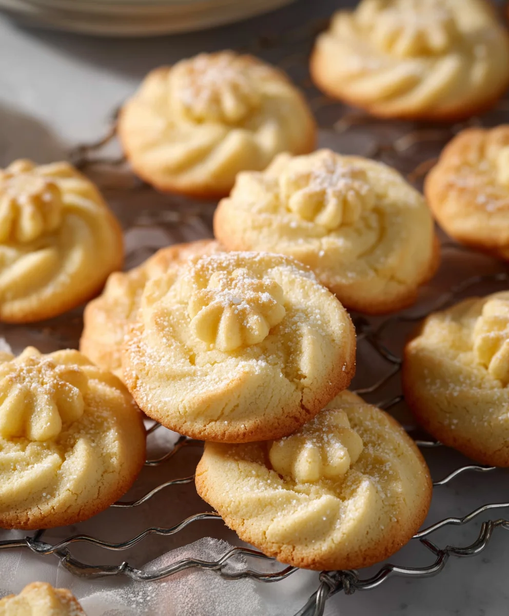 Melt-in-Your-Mouth Danish Butter Cookies Recipe