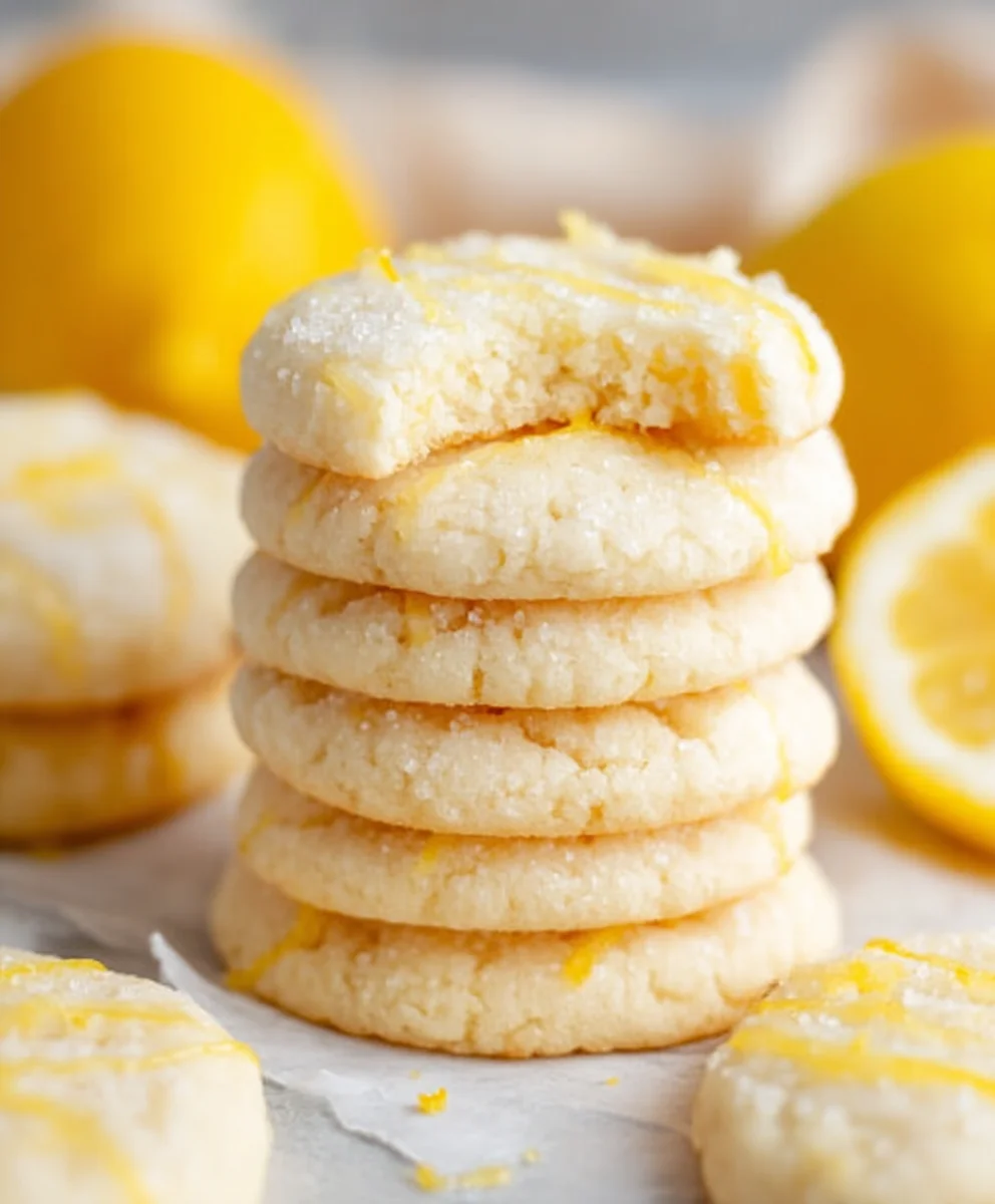 Easy Lemon Sugar Cookies-Simple Delicious Recipe