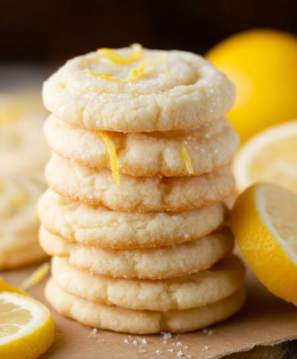 Easy Lemon Sugar Cookies-Simple Delicious Recipe