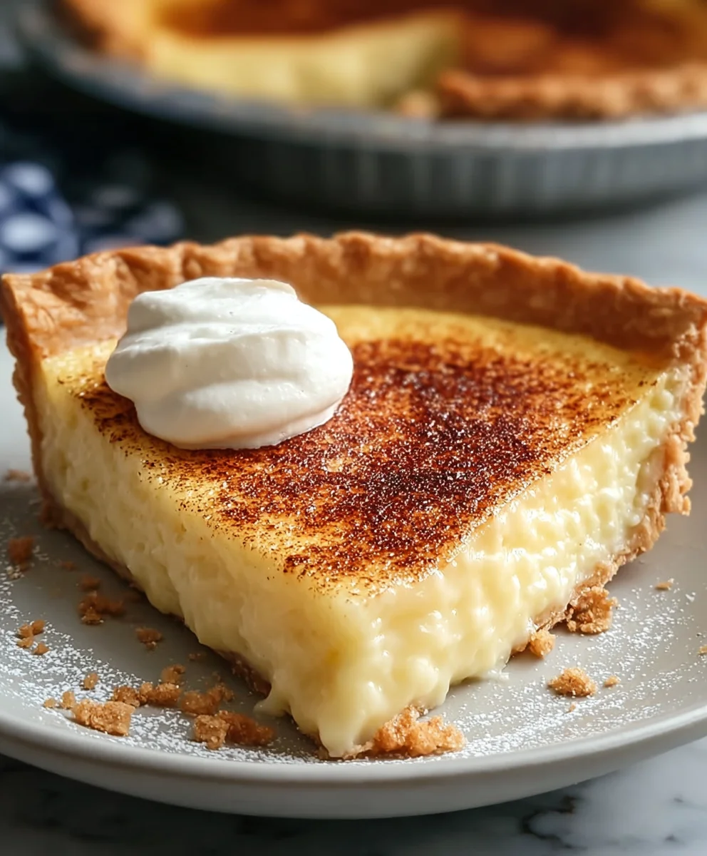 Easy Sugar Cream Pie - Classic Dessert Delight