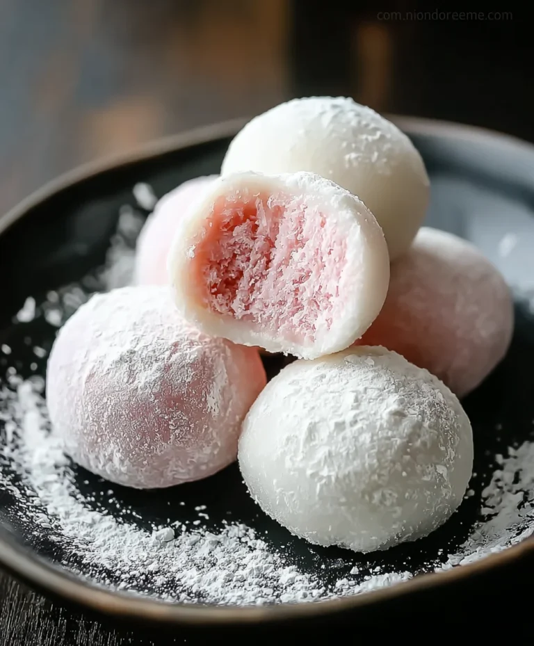 Chewy Mochi Ice Cream Bites- Sweet Treat Recipe
