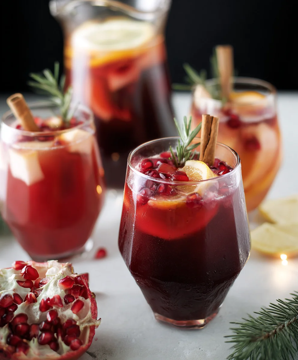 Easy Red Winter Sangria-Non-Non-Non-Alcoholic Alternativeic Delight