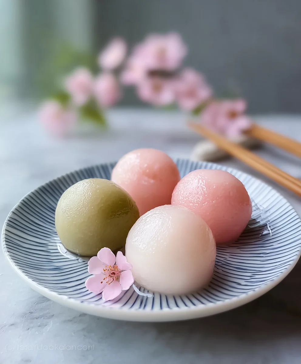 Hanami Dango Recipe - Easy Japanese Springtime Treat