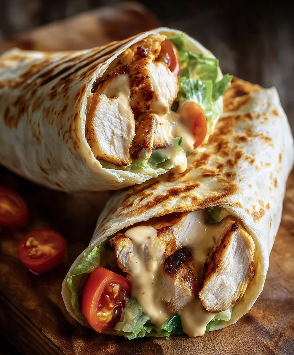 Spicy Chipotle Ranch Chicken Burrito Recipe