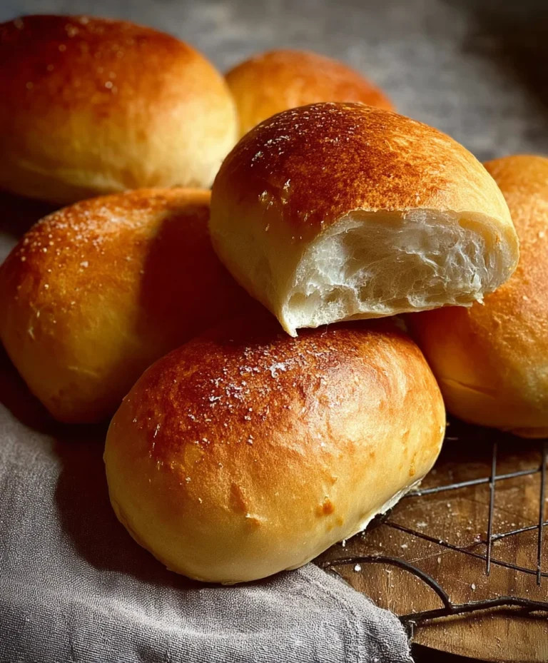 Easy No Knead Sandwich Rolls- Hour Dough