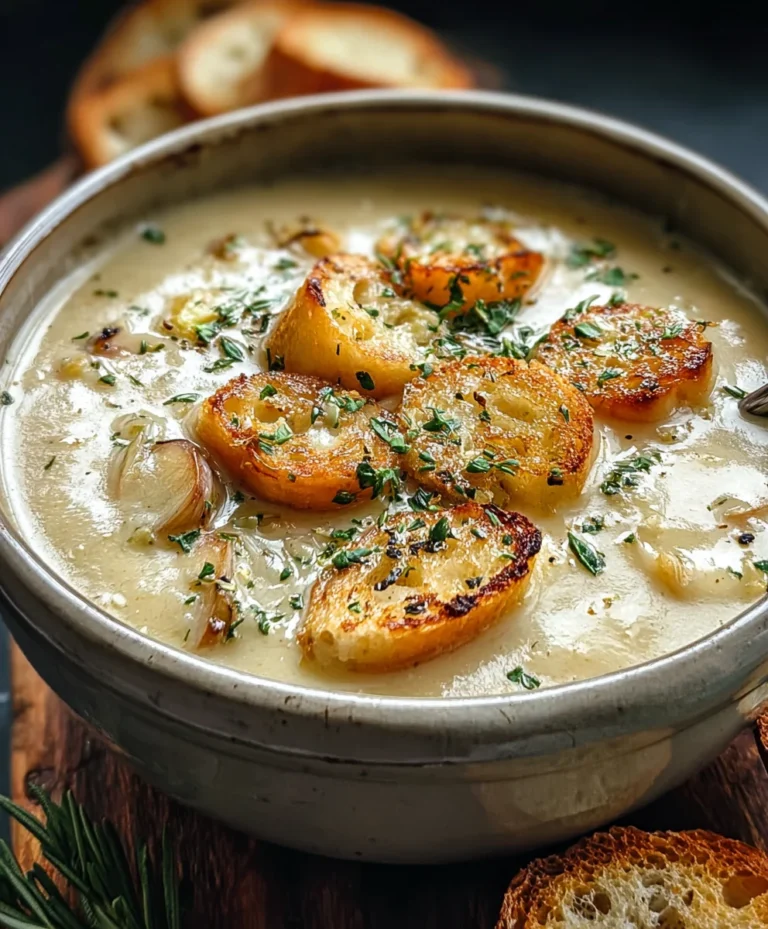 Country French Garlic Soup – Hearty & Delicious