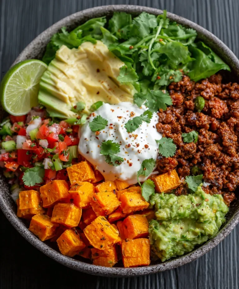 Easy Sweet Potato Taco Bowl Recipe-Healthy & Delicious