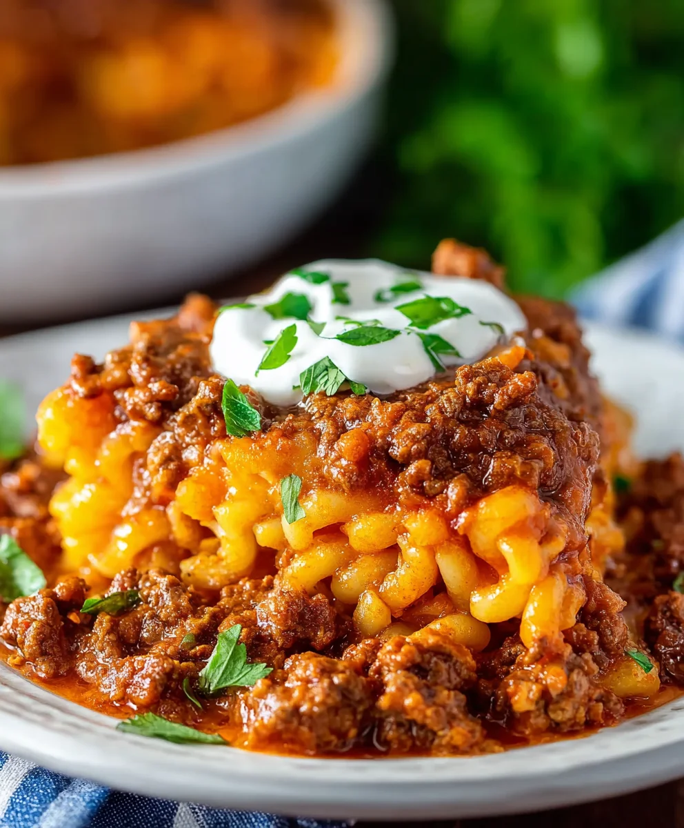 Quick Beef Sloppy Joe Casserole - Easy Weeknight Meal