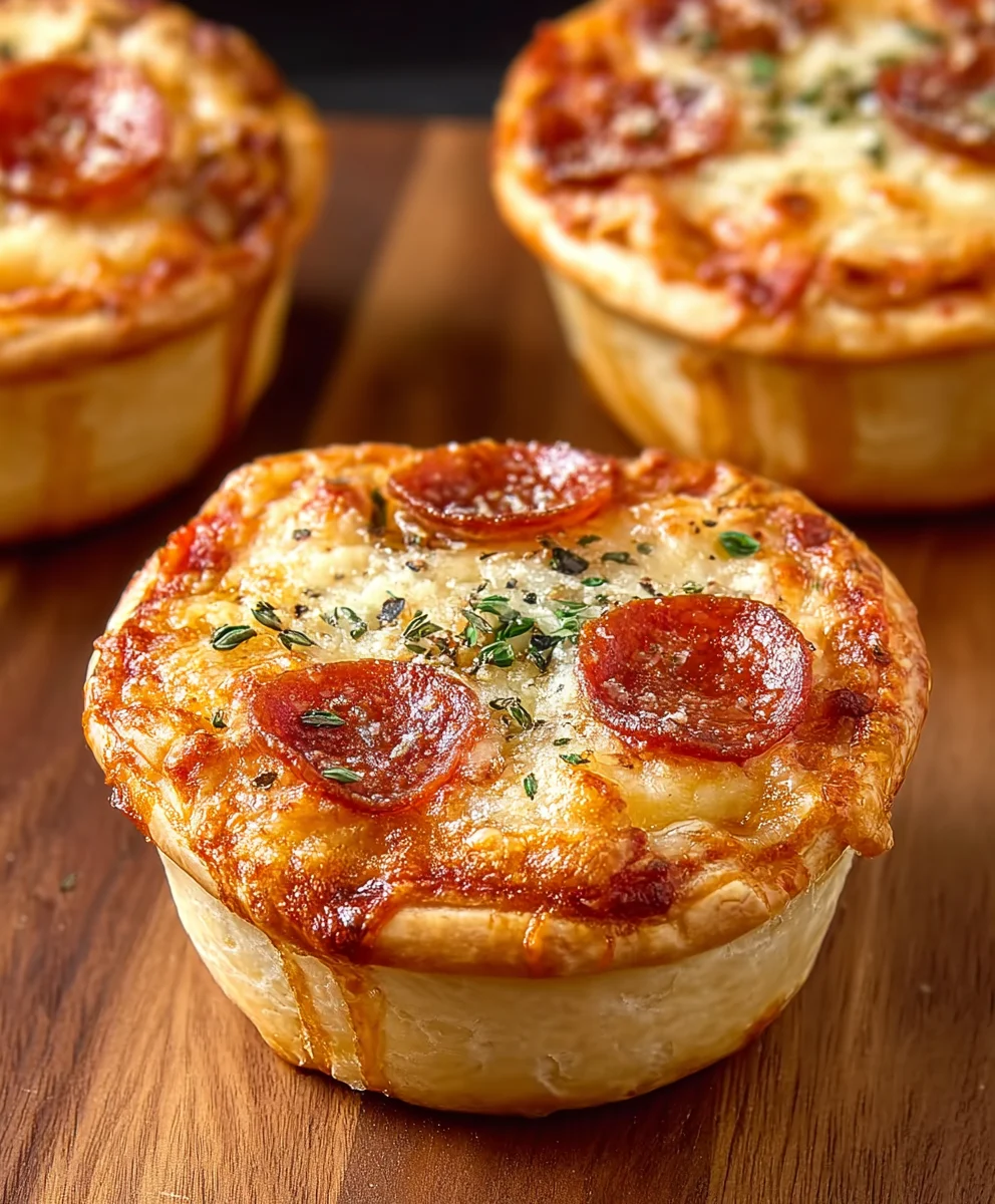 Mini Beef Pizza Pot Pies-Easy Family Favorite