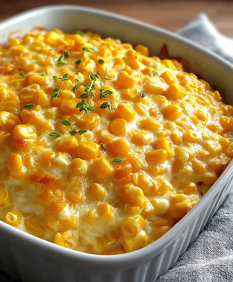Cream Cheese Corn Bake Recipe - Easy & Delicious Comfort Food