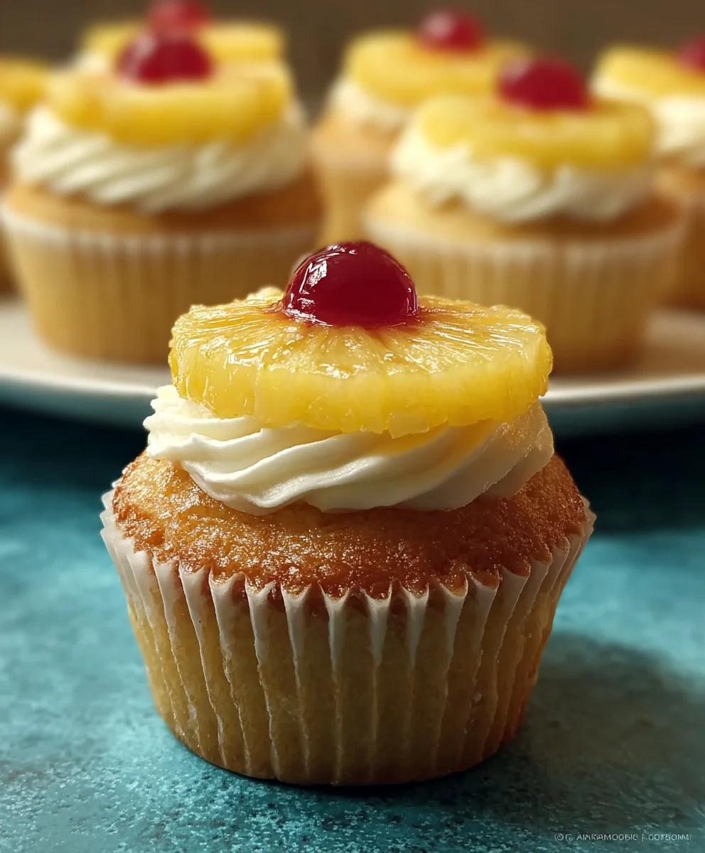Delicious Pineapple Cupcakes - Moist & Fruity Treat