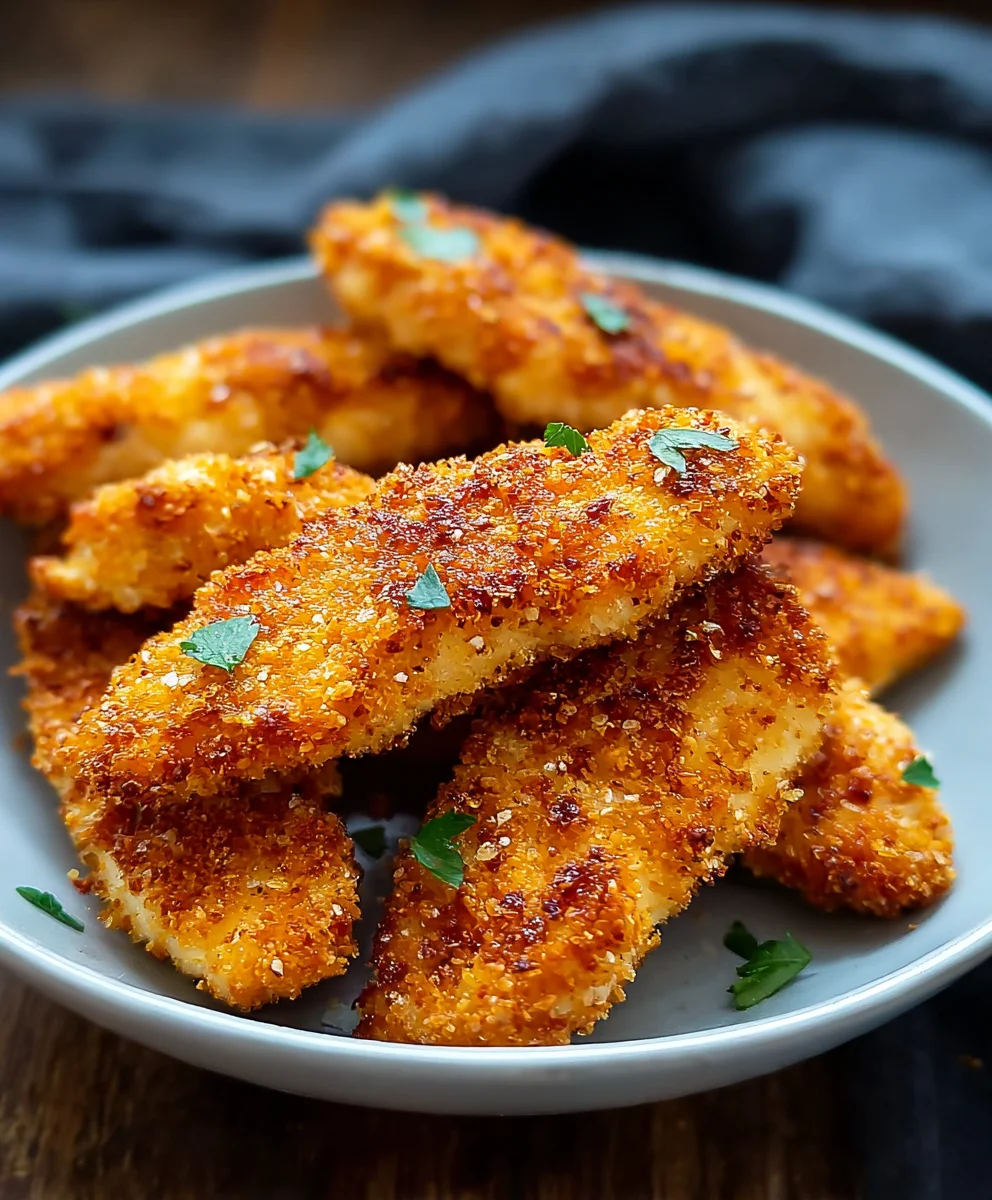 Crispy Baked Chicken Tenders-Easy & Delicious