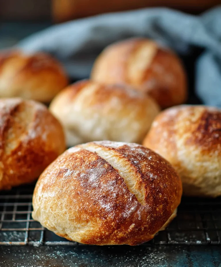 Easy No Knead Crusty Rolls – Quick Bread Recipe