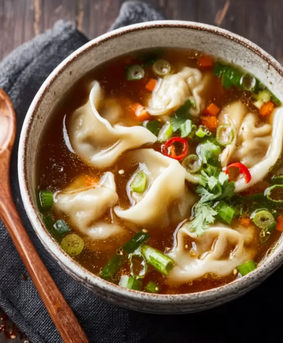 Beef Potsticker Soup - Cozy Comfort Food Delight