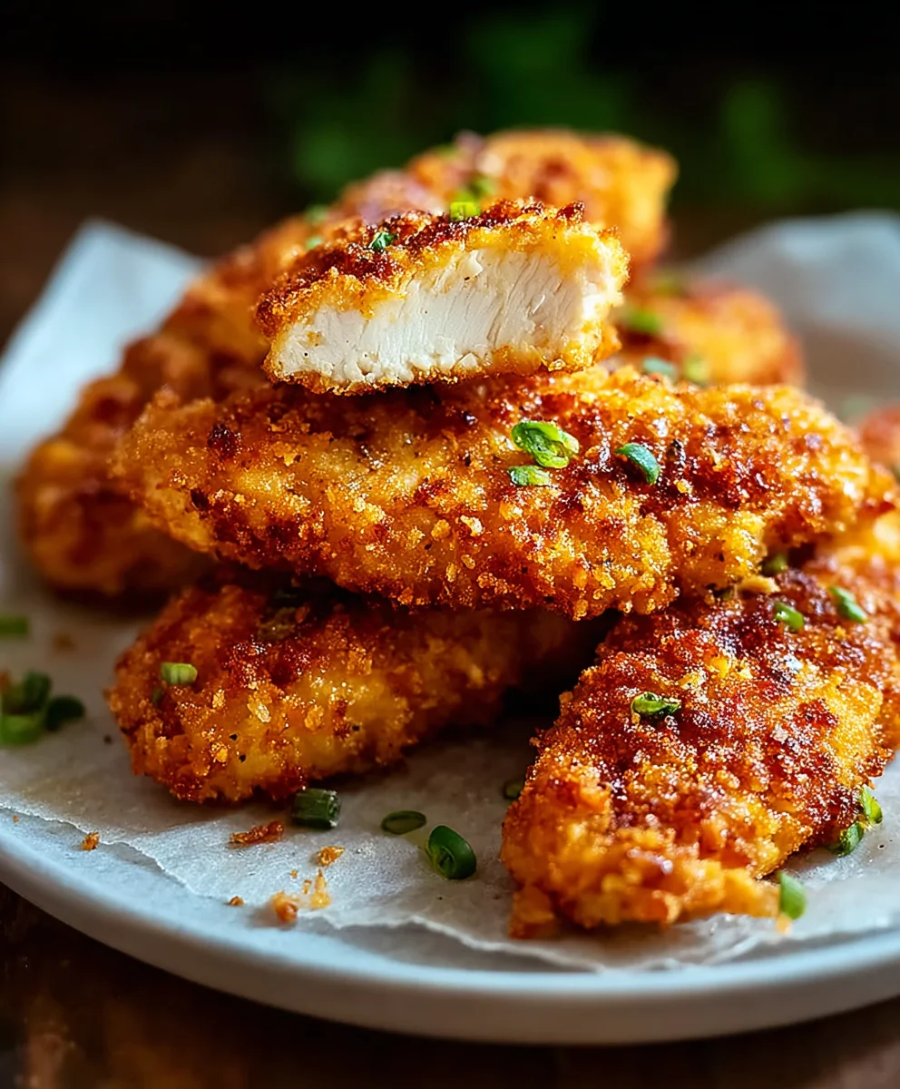 Crispy Baked Chicken Tenders-Easy & Delicious