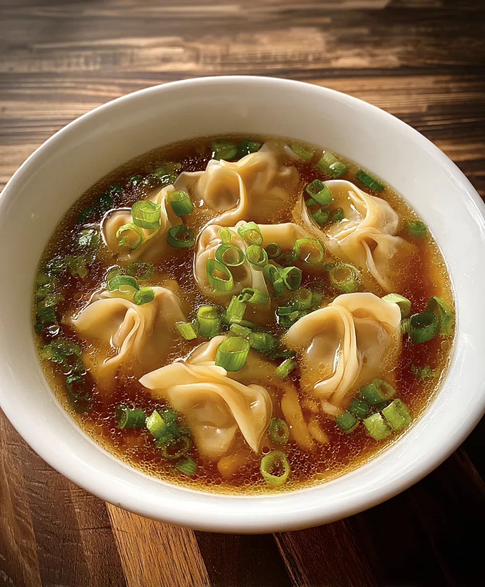 Easy Beef Wonton Soup Recipe - Comforting & Delicious