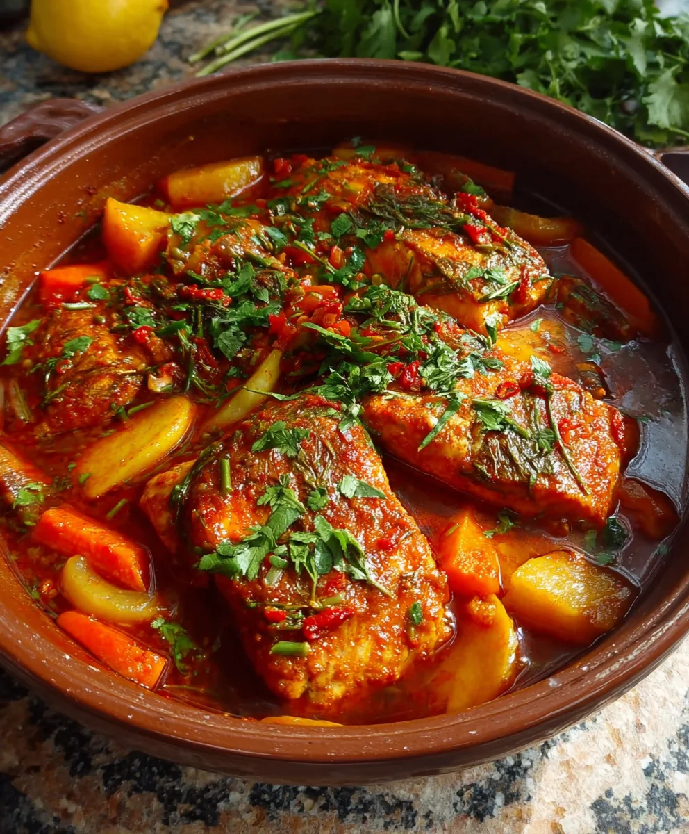 Spicy Moroccan Fish Recipe - Rich Flavor