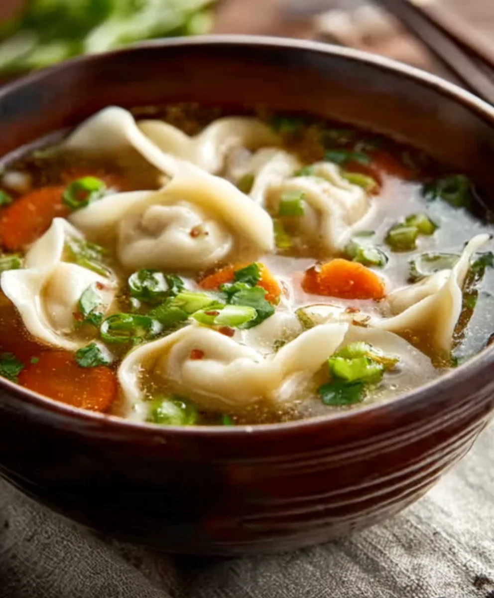 Beef Potsticker Soup - Cozy Comfort Food Delight