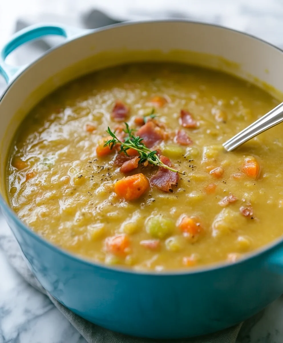 Hearty Beef Split Pea Soup - Easy & Delicious