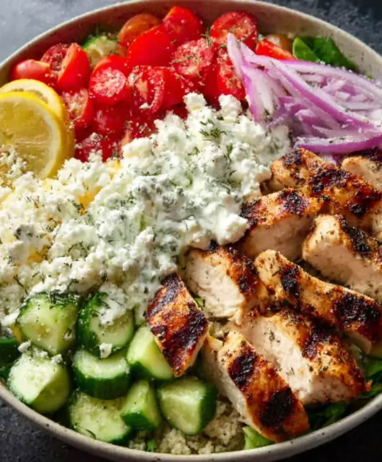 Easy Greek Chicken Bowls – Fresh & Flavorful