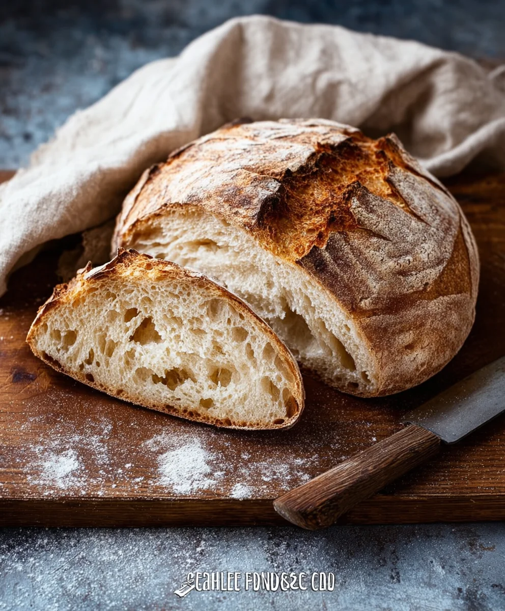 Easy Rustic Bread Recipe - Delicious Homemade Loaf