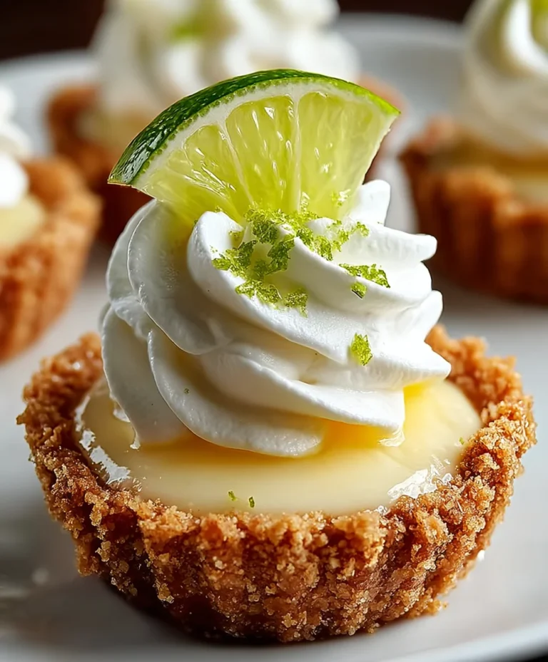 Easy Mini Key Lime Pie Recipe-Tart & Sweet Delight