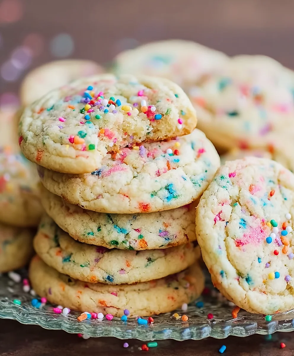 Easy Funfetti Cookies - Delicious Homemade Treats