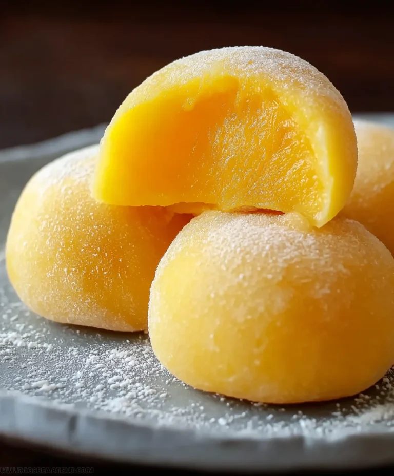Sweet Mango Mochi – Easy & Delicious Recipe