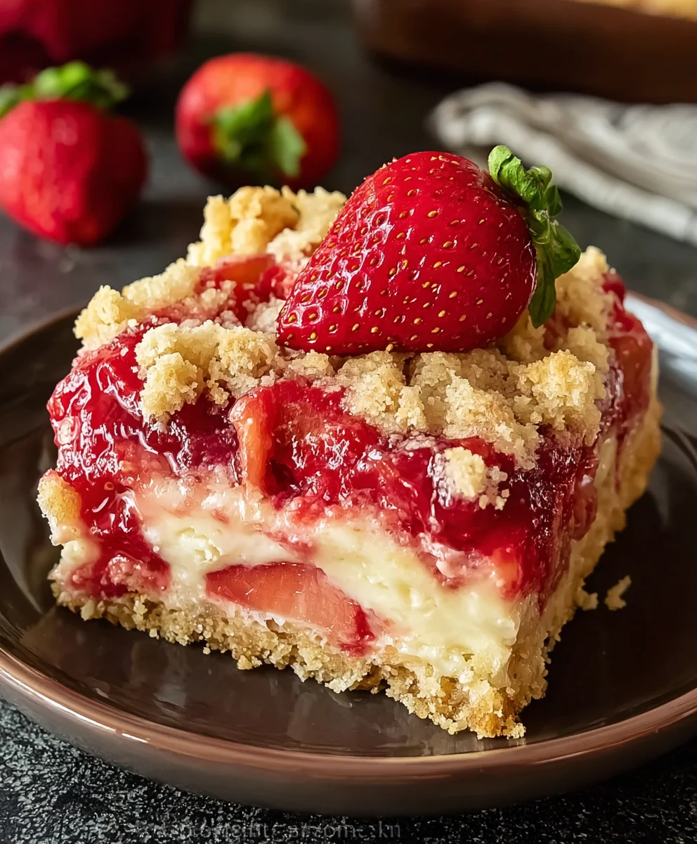 Strawberry Cheesecake Dump Cake-Easy Recipe