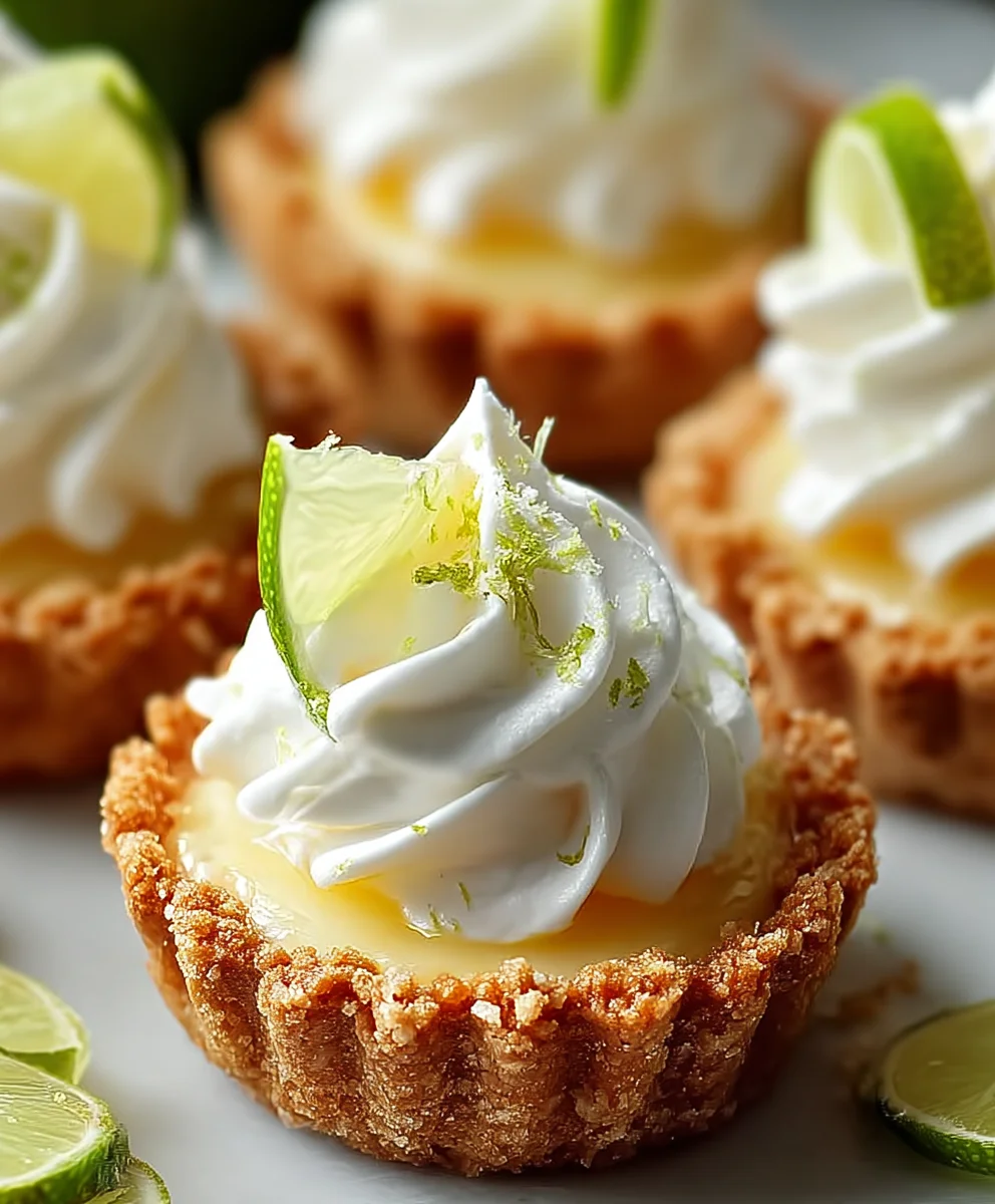 Easy Mini Key Lime Pie Recipe-Tart & Sweet Delight