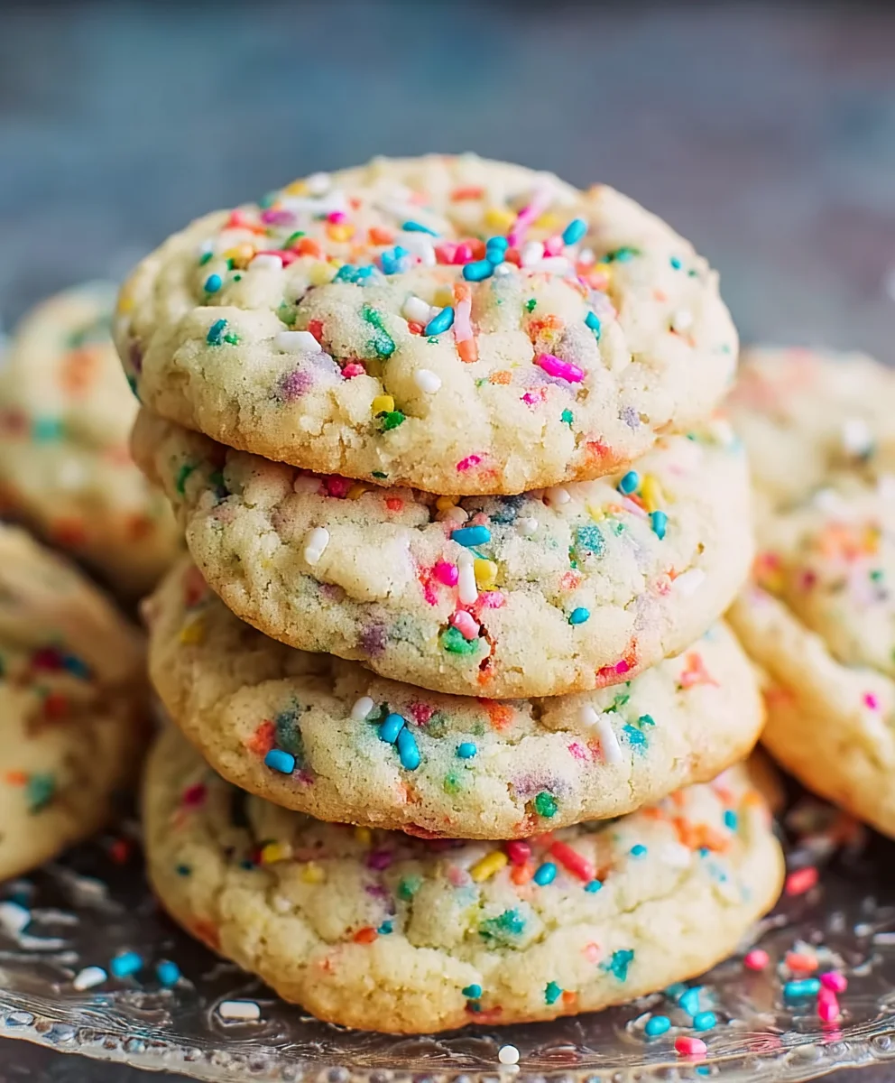 Easy Funfetti Cookies - Delicious Homemade Treats