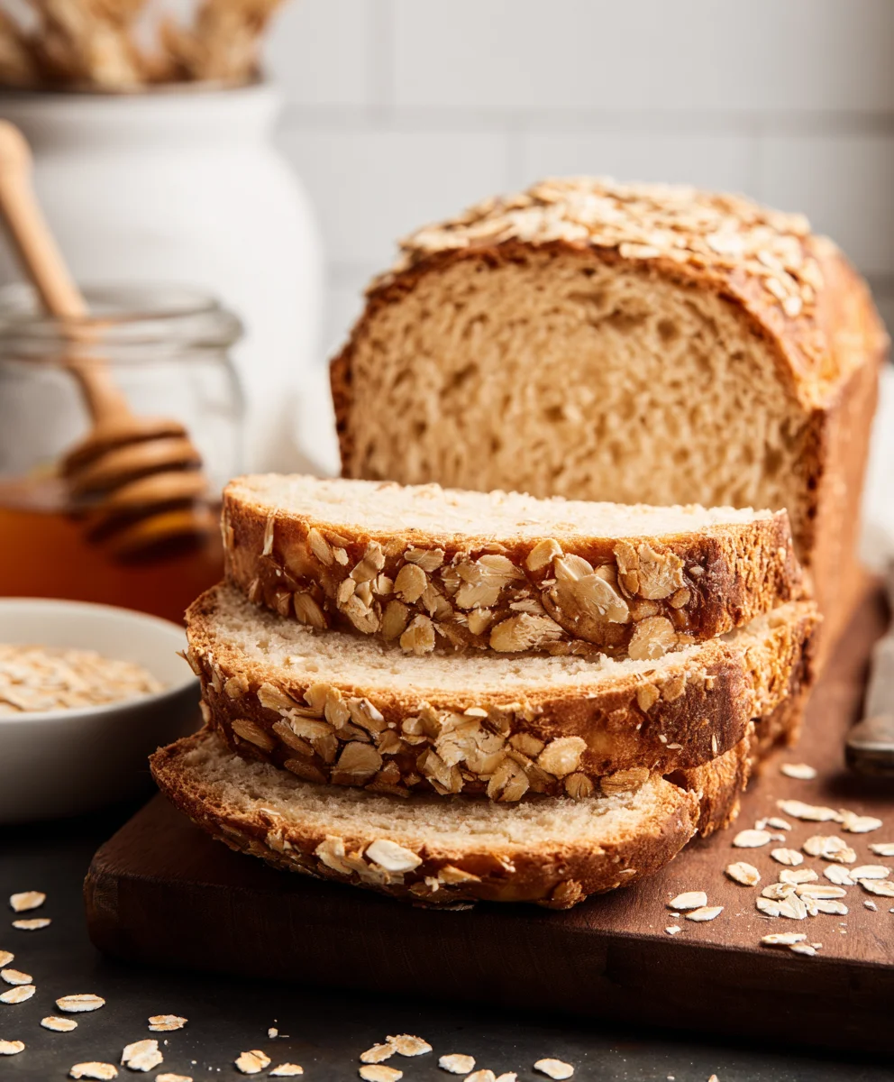 Easy Honey Oat Bread Recipe - Soft & Delicious