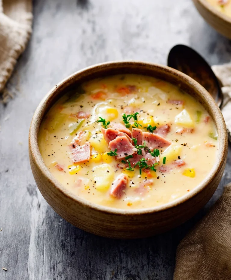 Hearty Beef Beef Ham Potato Soup Recipe-Comfort Food