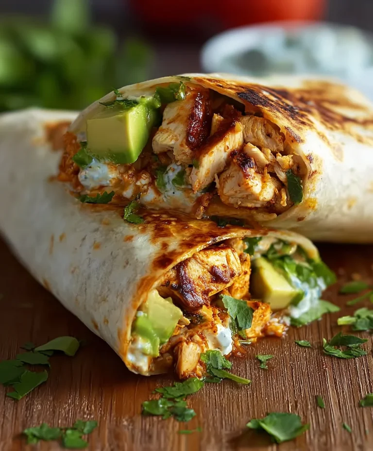 Easy Chicken Avocado Wrap Recipe – Quick Lunch Idea