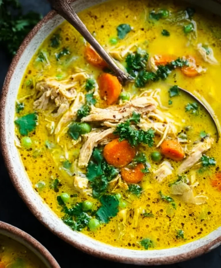 Anti-Inflammatory Turmeric Chicken Soup – Comforting & Healthy