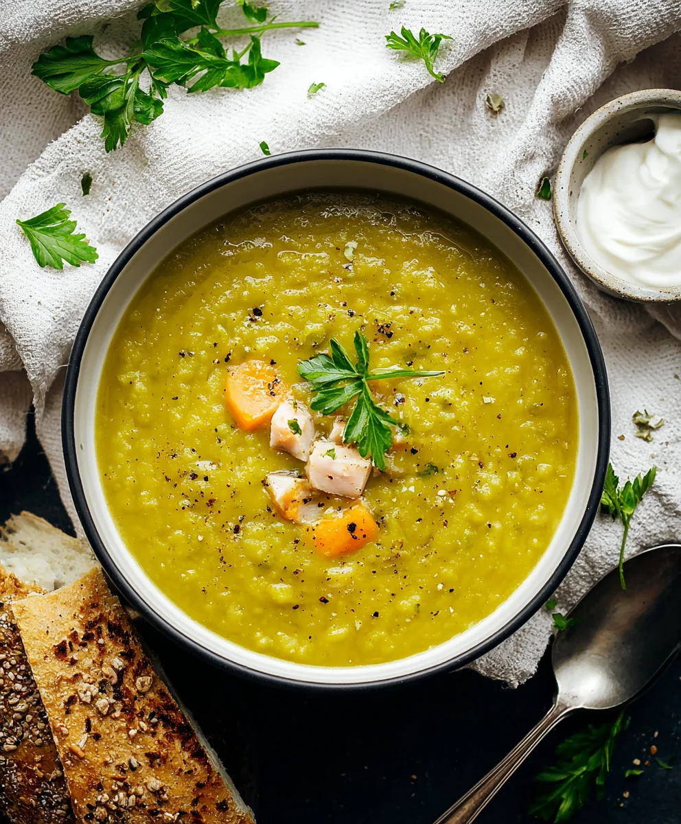 Classic Split Pea Soup - Easy Beef & Veggie Recipe