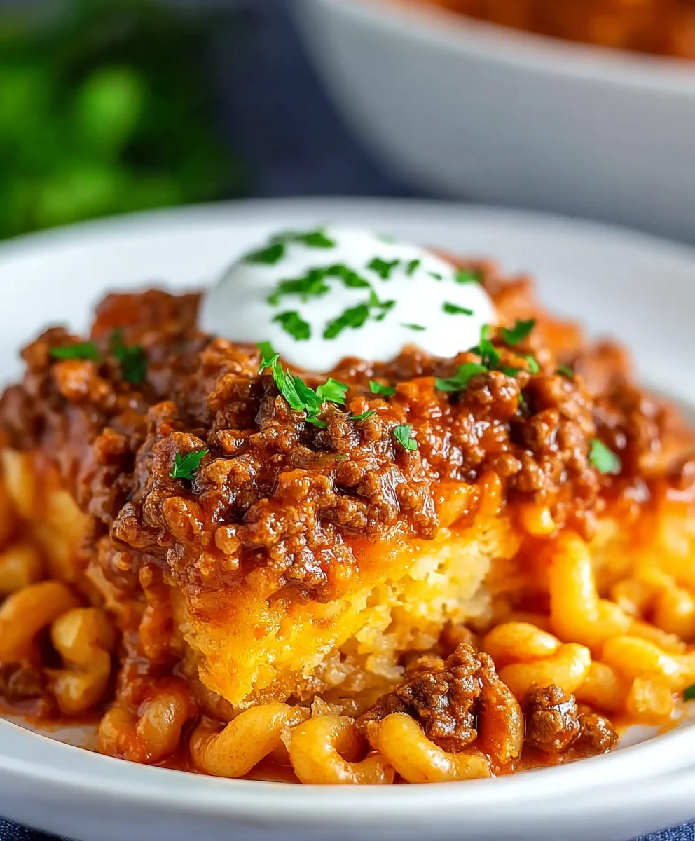 Quick Beef Sloppy Joe Casserole - Easy Weeknight Meal