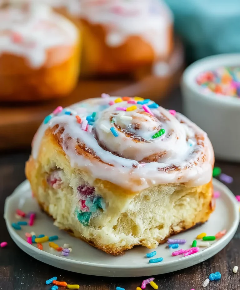 Funfetti Cinnamon Rolls-Party In Your Mouth