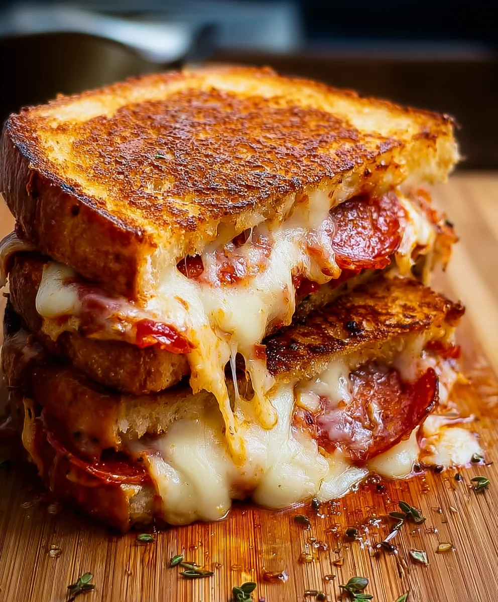Quick Pizza Grilled Cheese Recipe- Easy & Delicious