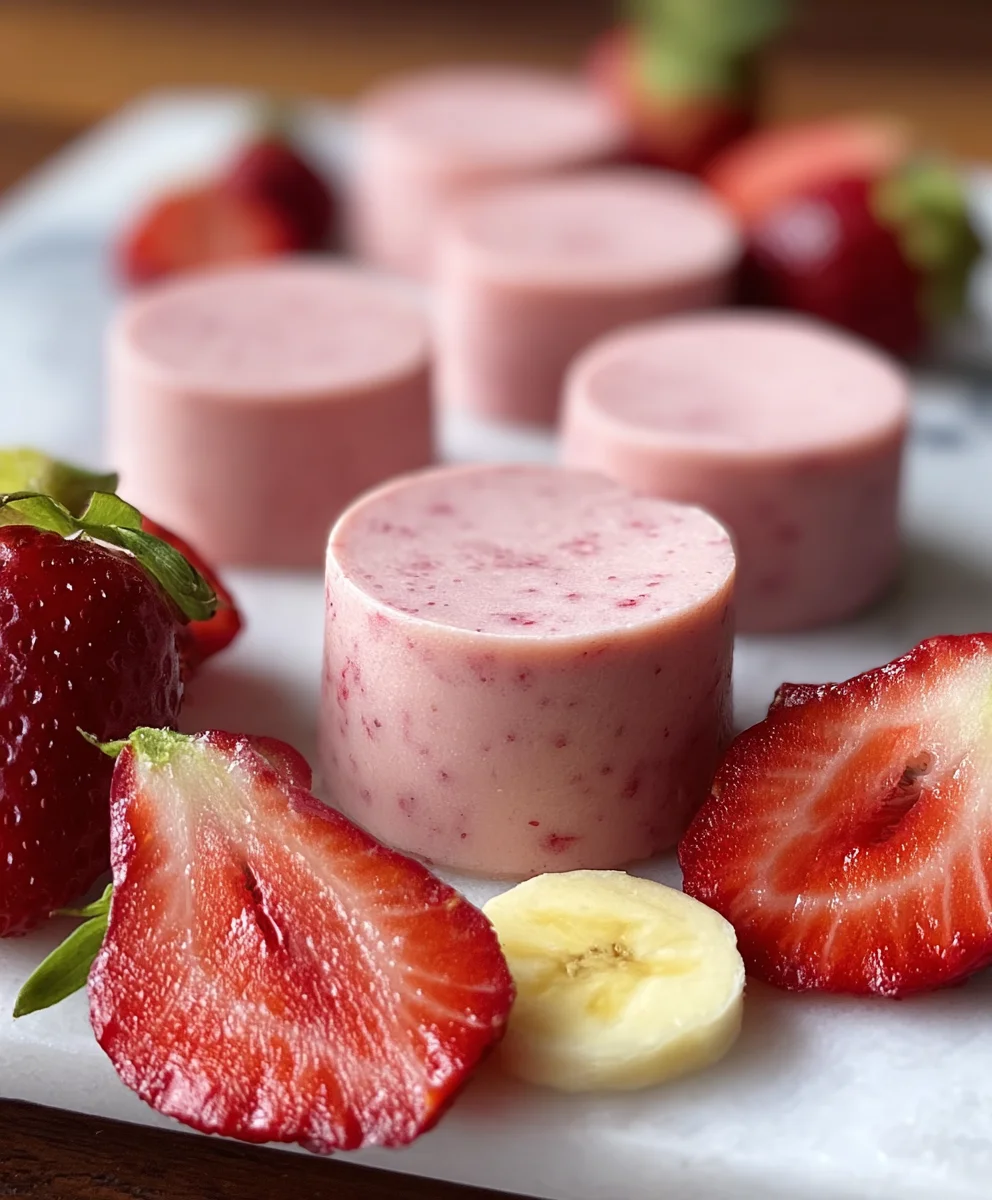 Strawberry Banana Dog Smoothie Bites-Healthy Treat