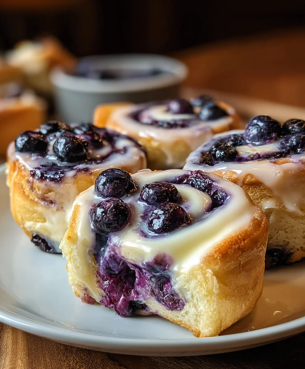 Blueberry Cheesecake Rolls-Easy Dessert Recipe