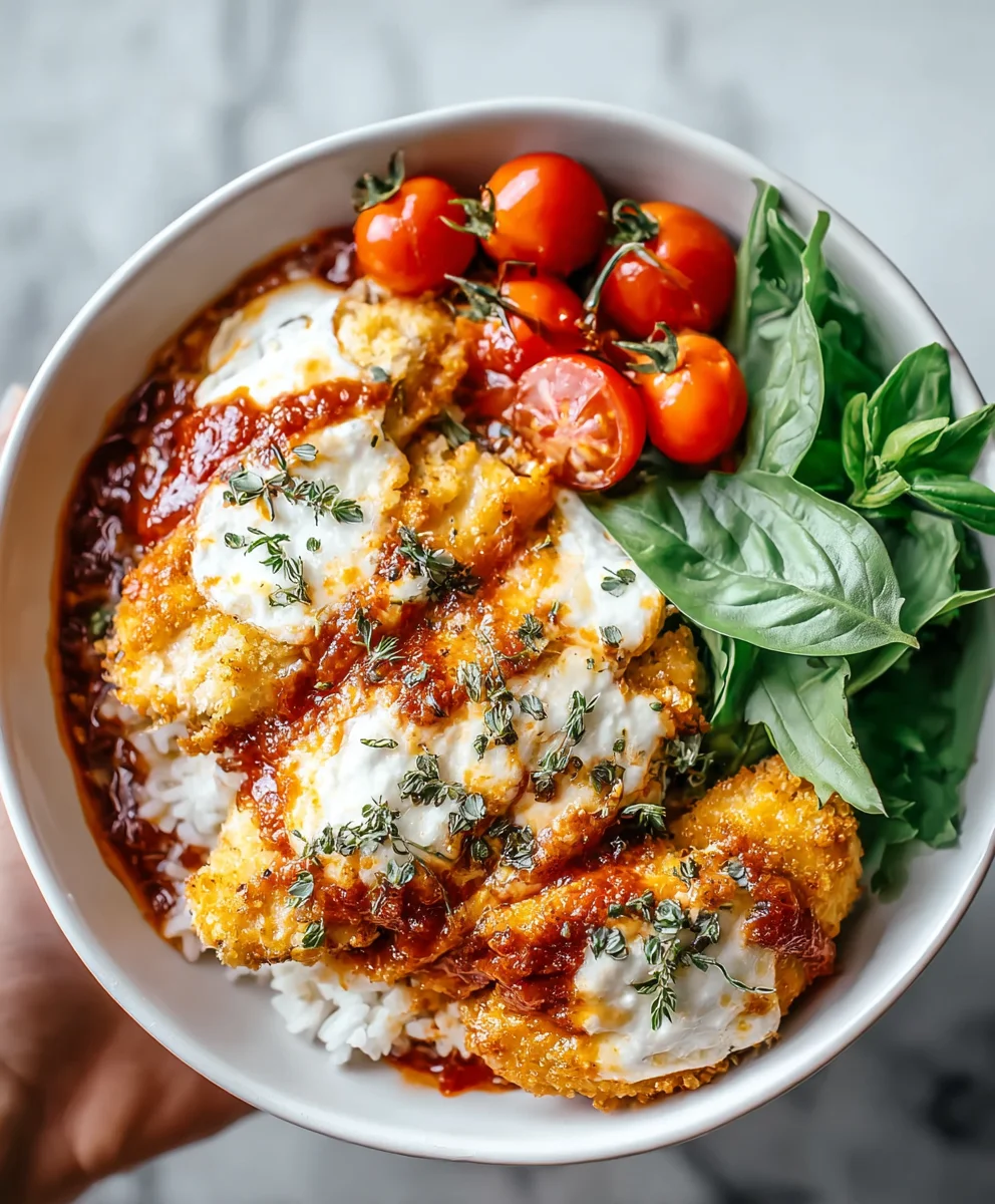 Chicken Parm Cottage Cheese Bowl- Easy & Delicious