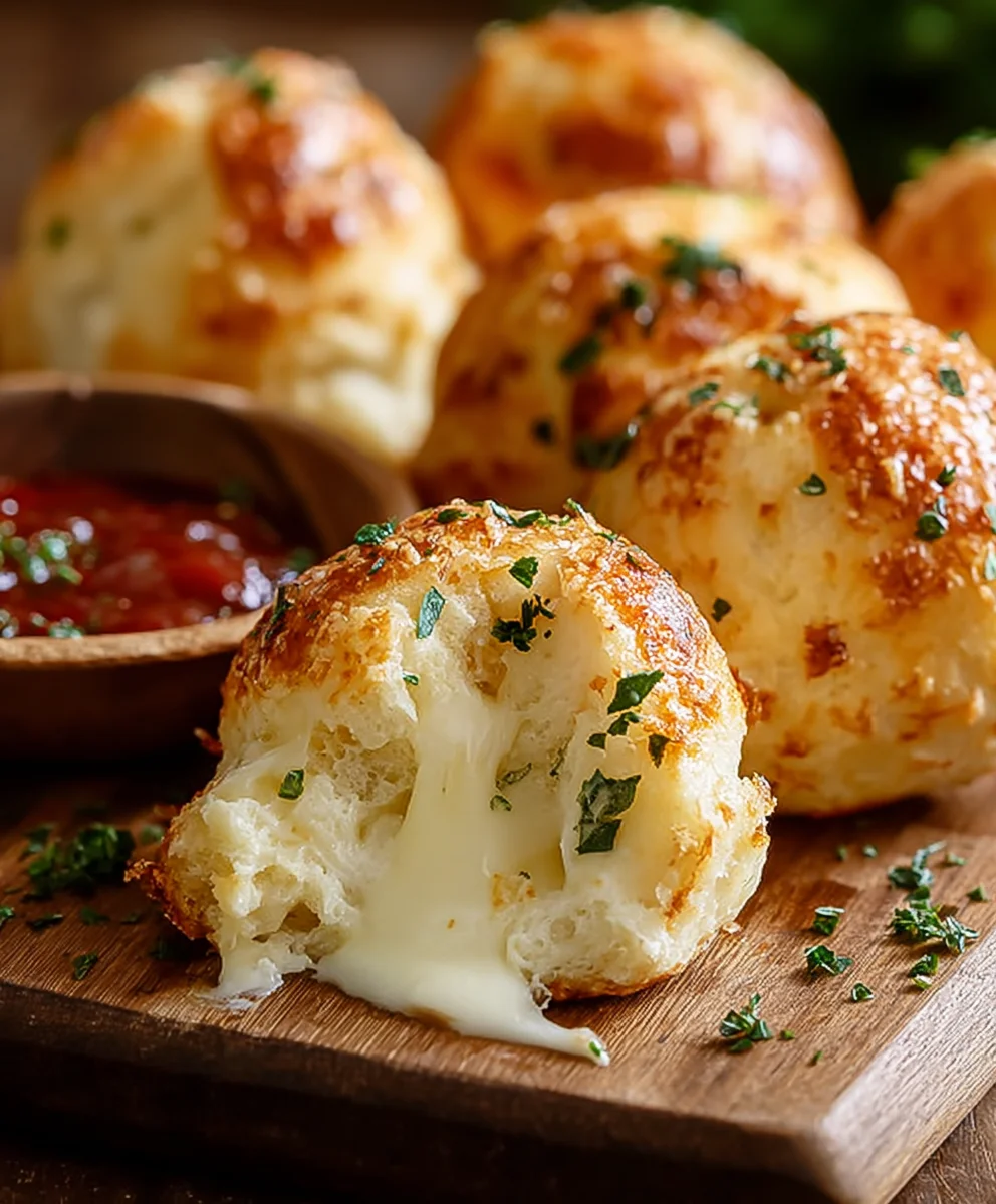 Gooey Mozzarella Biscuit Bombs-Easy Appetizer