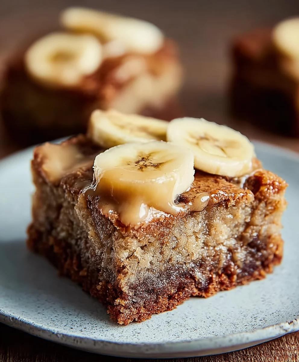 Homemade Banana Bread Brownies-Best Recipe